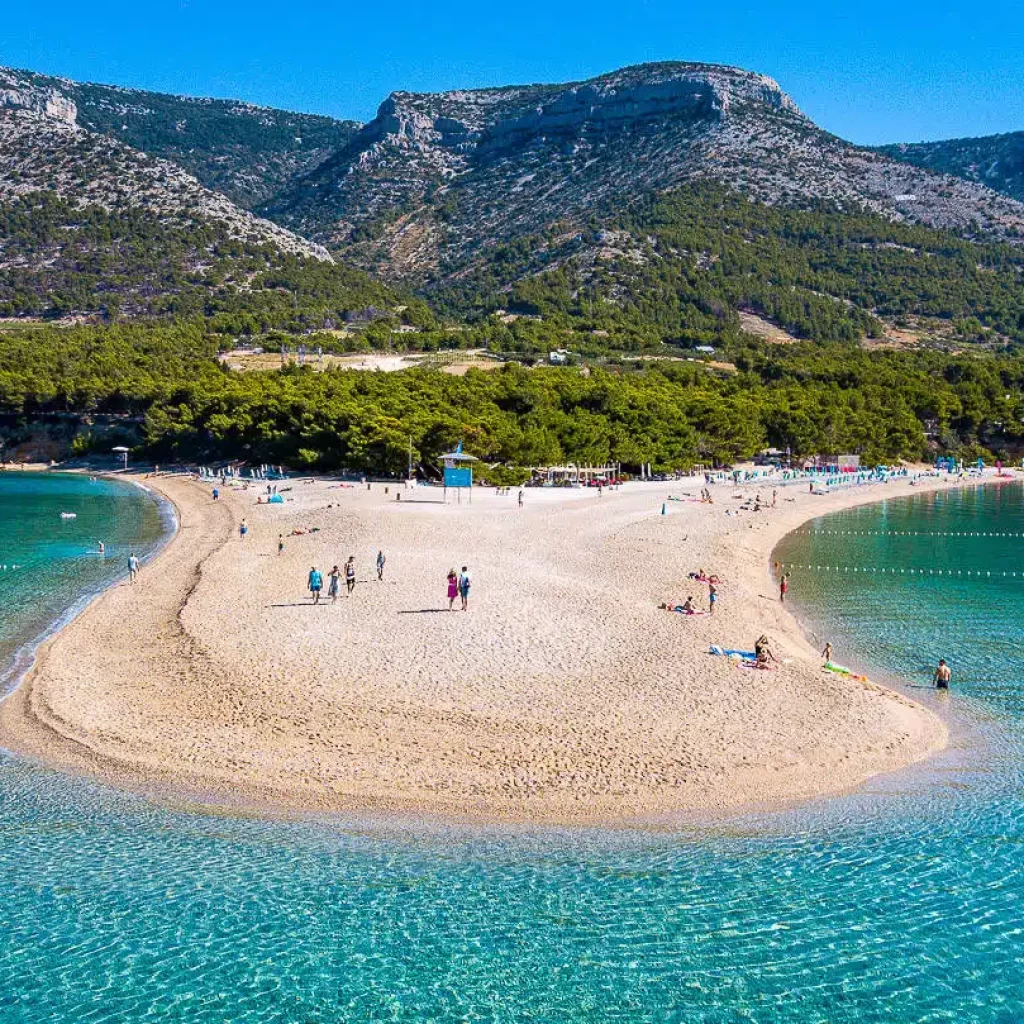 zlatni rac brac sziget legszebb tengerpartja